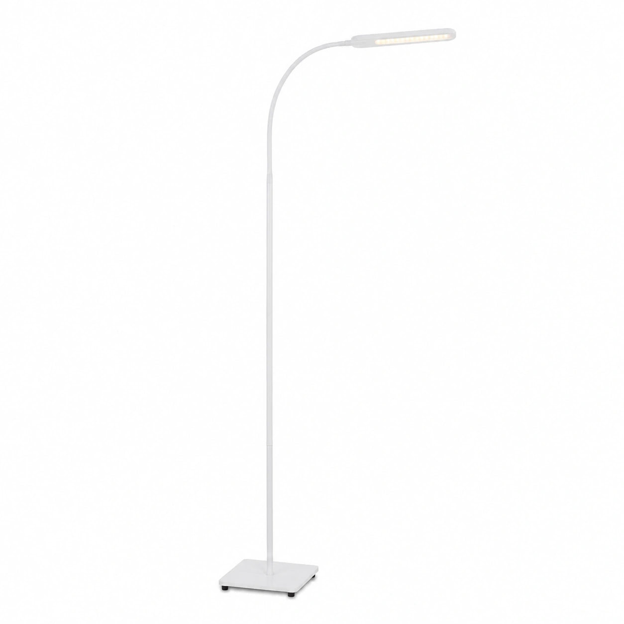 Briloner LED Stehlampe mit Touch-Dimmer, einstellbares Licht, Leselampe & Deckenfluter, 183 cm, Weiß