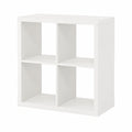 IKEA Kallax Regal weiß, vielseitiges Raumteiler-Regal 77x77 cm