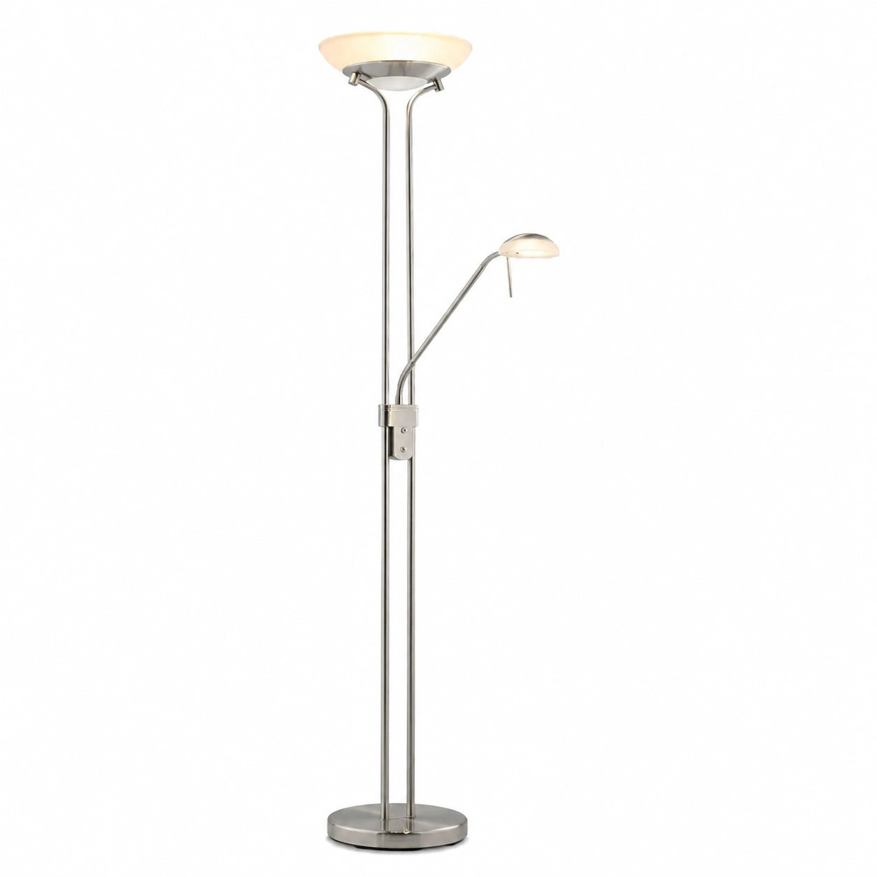 Moderne Stehleuchte Bogenform 180 cm Weiß für Wohnzimmer