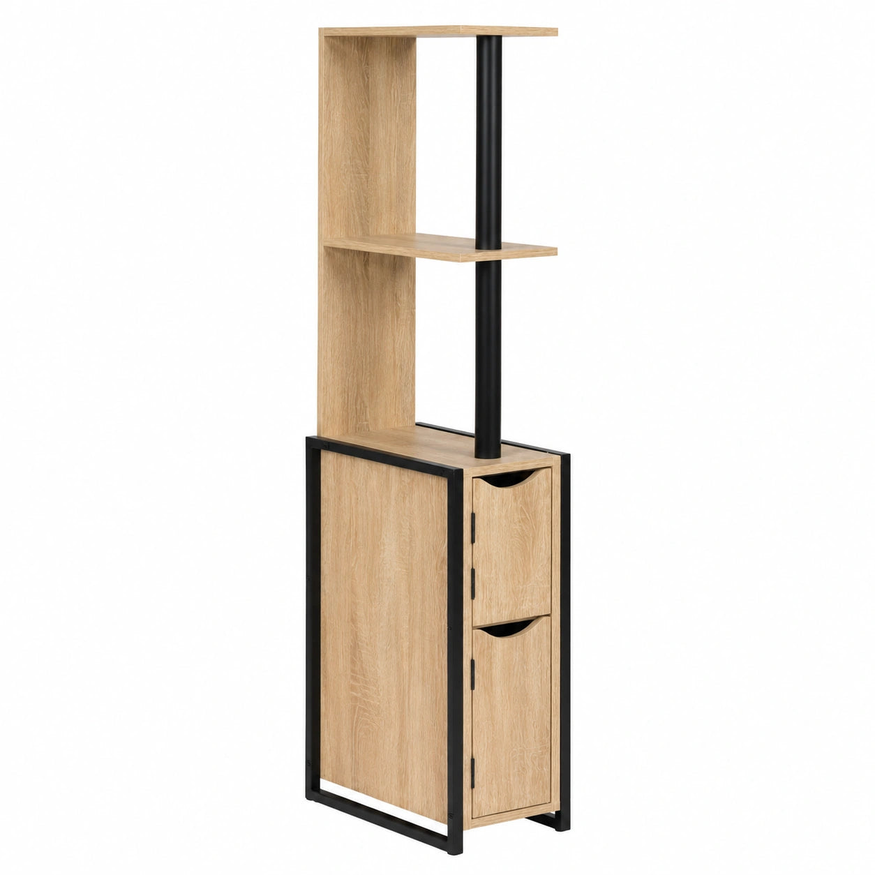 Industrie-Design WC-Möbel Detroit mit Regalen, 2-türig