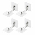 4er-Set Möbel-Kippsicherung Wandanker ohne Bohren, abnehmbar für Schrank, Regal und Kommode, geeignet für Haustiere