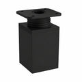 4 Stück Möbelbeine Schwarz 60mm, Verstellbare Möbelfüße für Schrank, Sofa und Tisch